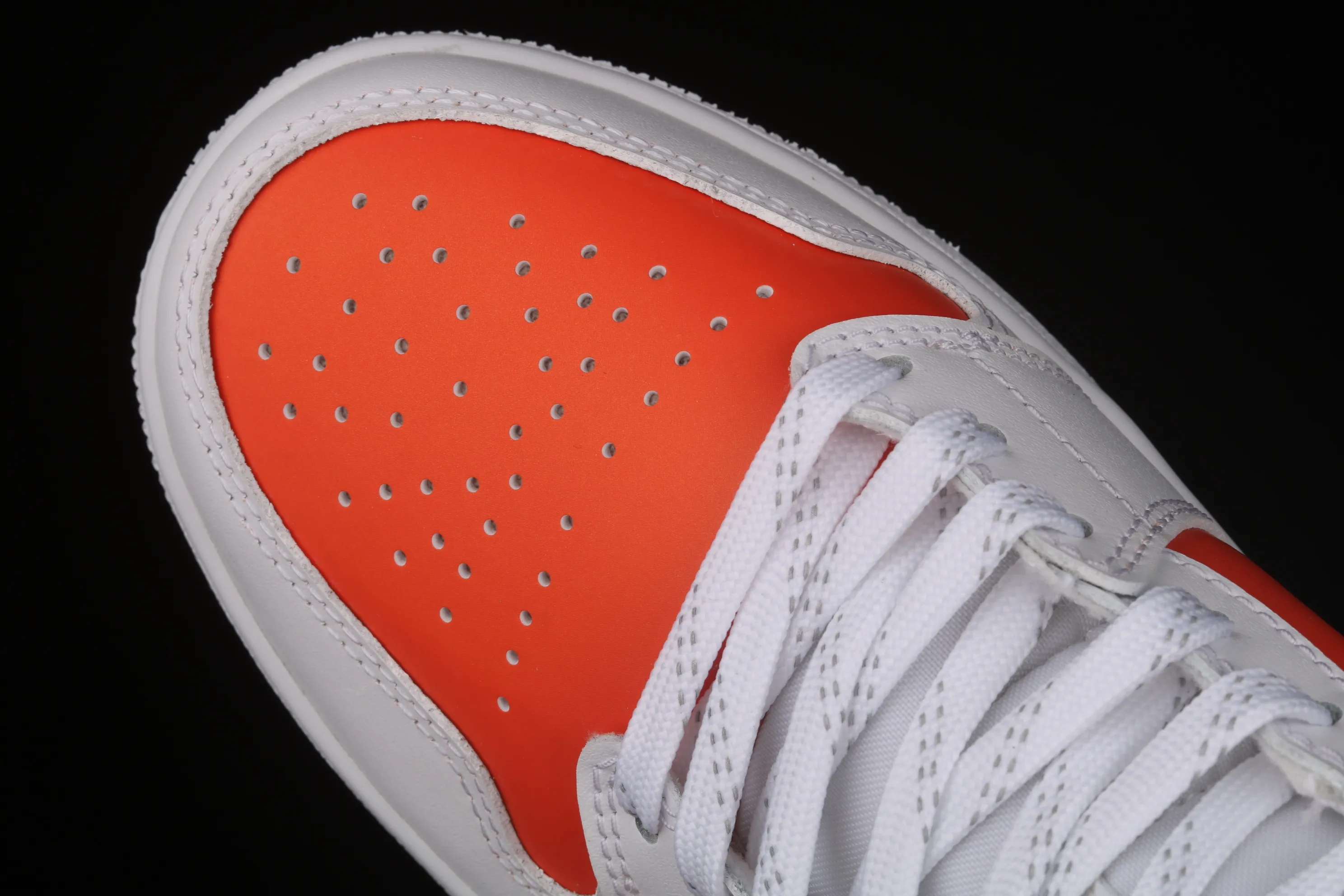 All categories Air Jordan Jordan series basketball shoes Air Jordan 1 Mid G version pure original Air Jordan 1 Mid AJ1 Joe 1 white orange China basketball shoes CZ0774-800